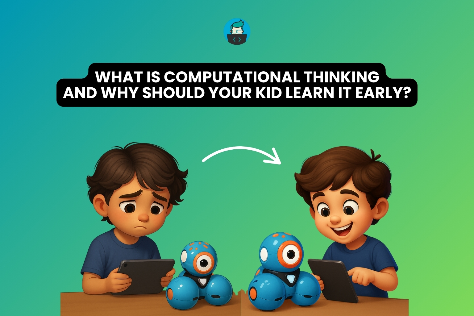 child exploring patterns in logic